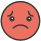 Verdrietige smiley