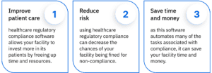 3 Benefits of healthcare regulatory compliance software