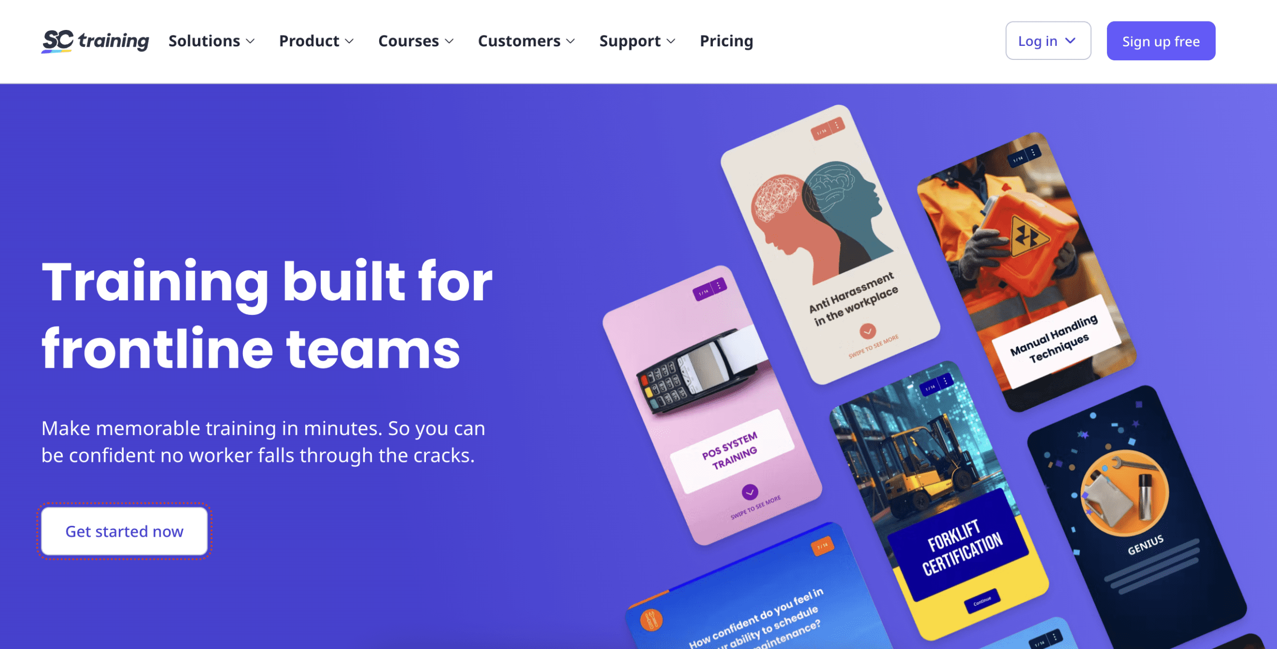 sc training homepage