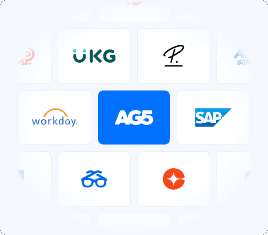 AG5 integrates seamlessly with almost all HR software ️